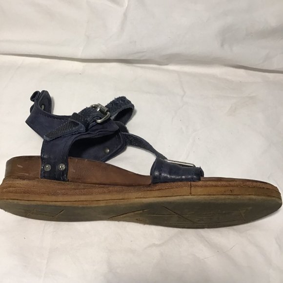 A.S. 90 Navy Blue Strappy Sandal - Picture 7 of 16